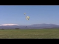Paramotoring with 250m Ribbon