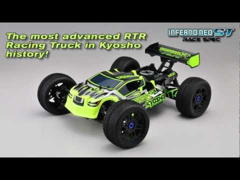 Kyosho - The Neo Race Spec Truck, like the buggy version, is the most well-equipped RTR to come from the Kyosho factory, where they're created eight World Champions -...
