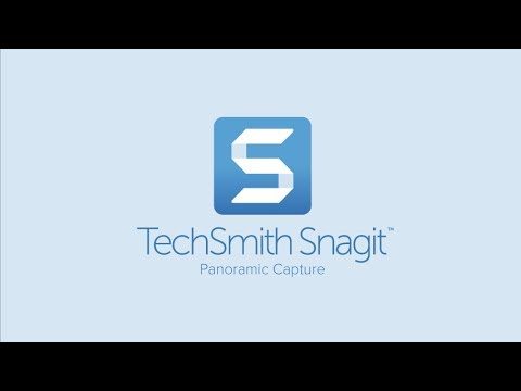Snagit 2019: Panoramic Capture