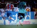 [ENGLISH] MESSI ANKLE INJURY during Barcelona 2-1 Atletico Madrid 9/19/2010