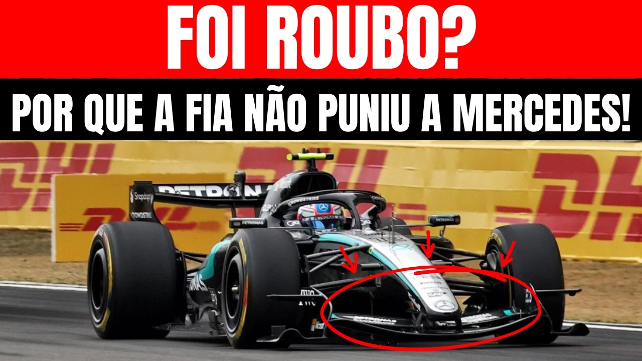 Por Que a FIA Não Puniu a Mercedes Pela Asa Dianteira?