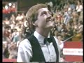 steve davis led jimmy white 12 frames to 4 after the first day of the embassy world championship final in 1984. jimmy white showed himself a fierce competitor and clawed his way back to 17-16.

after having lost the previous frame by a marvellous clearance by white, davis looked to be struggling. in the end it's a visibly relieved steve davis that manages to fall over the line.

this is the first part of the 34th and final frame. the second part can be watched here:
http://www.youtube.com/watch?v=ar_5_kqsgia

the clearance that preceded this frame can be watched here:
http://www.youtube.com/watch?v=lbhdicdyyuy
http://www.youtube.com/watch?v=n0kseylv20s