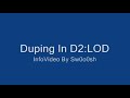Diablo 2 LOD 1.11 Duping (PATCHED -- No Longer works)