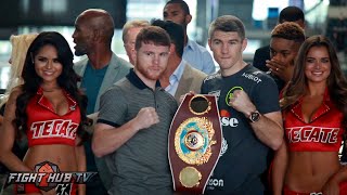 Canelo Alvarez vs. Liam Smith Press Conference & Face Off