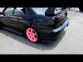 Custom Pink+Black Subaru WRX