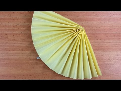 Оригами из веера Оригами из веера