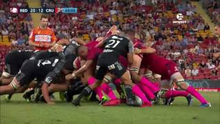 Reds v Crusaders Rd.3 Super Rugby Video Highlights 2017