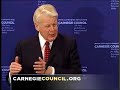 Iceland's President Olafur Grimsson discusses wind power and the value of combining different clean energy sources--solar, wind, geothermal--within the same power system. African countries, India, China and many others have great potential to create networks of clean energy sources.This is an excerpt from a Carnegie Council talk on April 1, 2008. For the full video, audio, and transcript, go to http://www.carnegiecouncil.org