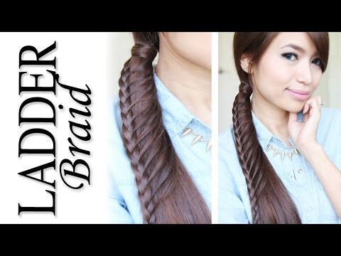 hairstyle - How to: Ladder Braid Hair Tutorial ♥ Thumbs up if you likey :) ♥ Learn how to do more cute hairstyles: http://www.youtube.com/playlist?list=PLD4D5DE6CCCF00AF...