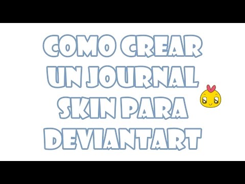 how to make a journal skin on deviantart