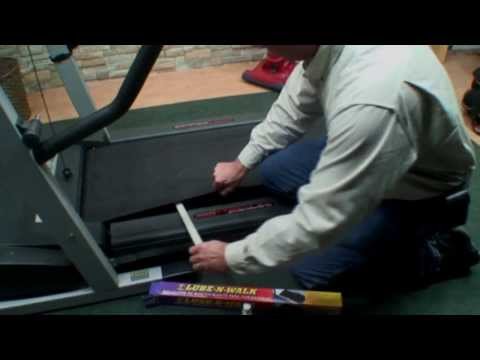 how to lube belt on treadmill