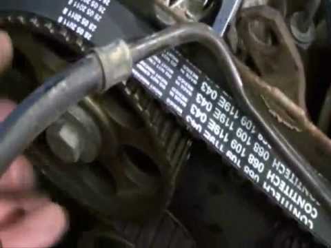 how to change timing belt vw golf tdi