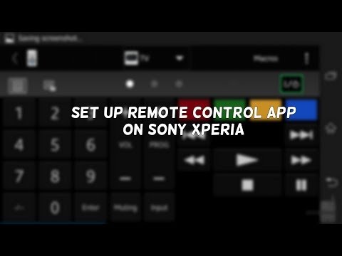 how to control tv with sony xperia z