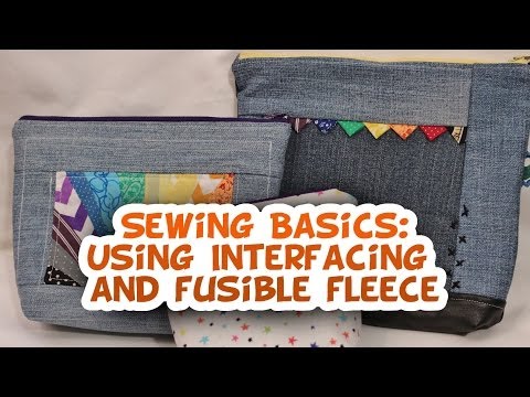 how to attach fusible fleece