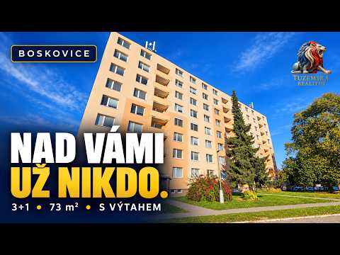 Video Zrekonstruovaný, vybavený byt 3+1 na super místě s výhledem  na Boskovice.