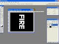 Realistic Flame Text in Photoshop