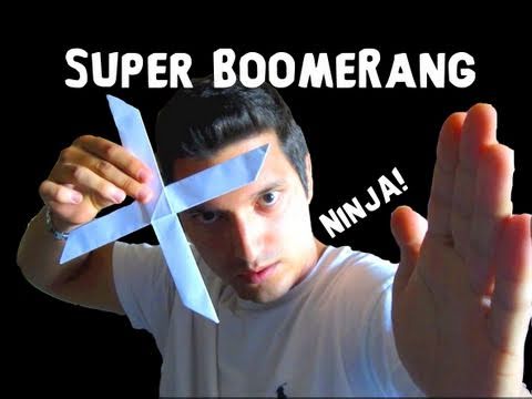 How to Make the Super Boomerang! - Rob's World