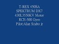 SPEKTRUM DX7 2.4GHz fly T-REX450SA!