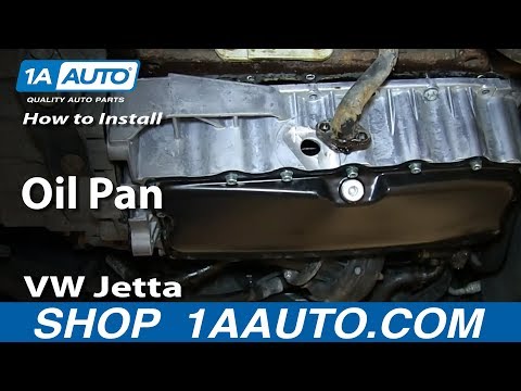 How To Install Replace Oil Pan 1.8T 2004-05 Volkswagen VW Jetta and Beetle