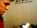 Goji Juice sample arrives (phone video)