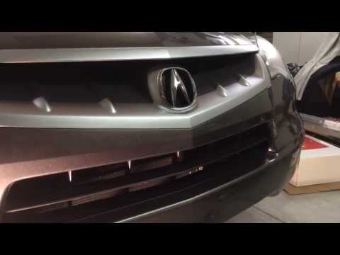 Acura RDX Front License Plate Installation (no bumper holes)