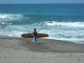 One Legged Surfer, La Union, Philippines One Legged Surfer, La Union, Philippines