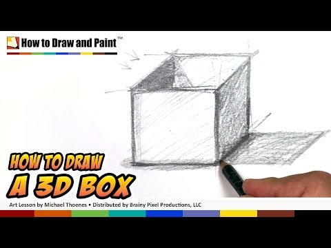 how to draw in three d