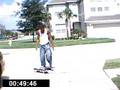 Practicing Riding My SkateBoard