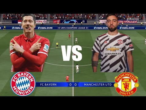 Robert Lewandowski vs Bruno Fernandes | UEFA Champions League | FIFA 21