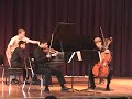 played by cristian valenzuela on piano, jimmy liu on violin, and abe katzen on cello. cornell university.