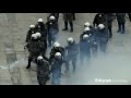 Greece: running street battles erupt in Athens