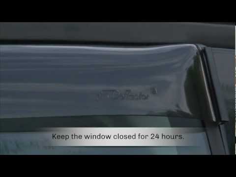 how to fit wind deflectors corsa b