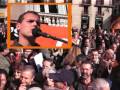 07/02/2009. Convocadas por Ciudadanos-Partido de la Ciudadanía, más de 2000 personas nos concentramos en la Plaza de Sant Jaume de Barcelona, delante del Palau de la Generalitat, para exigir al MH President Montilla que cumpla las leyes o dimita. Intervienen Jordi Cañas, Albert Rivera y Juan Carlos Girauta