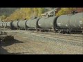 BNSF ethanol train slowly rolls thru Flagstaff