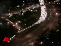 Raw Video: Railroad Bridge Engulfed