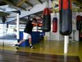 Punching bag training at elorde