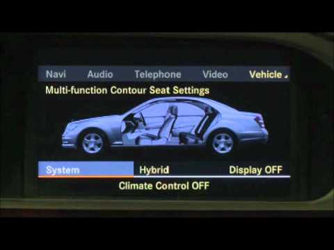 how to set clock on mercedes e-class