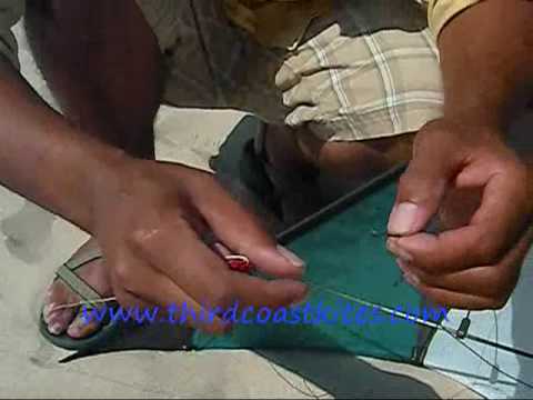 how to attach kite lines