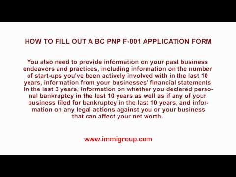 how to apply bc pnp