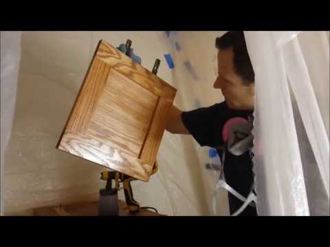 how to stain a door