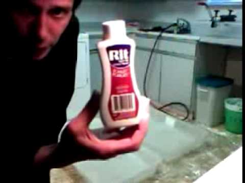 how to dye foam