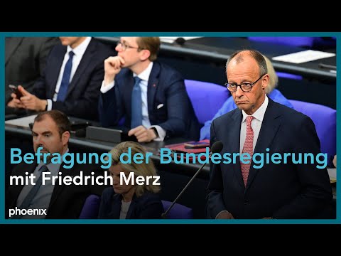 Befragung der Bundesregierung mit Bundeskanzler Fried ...