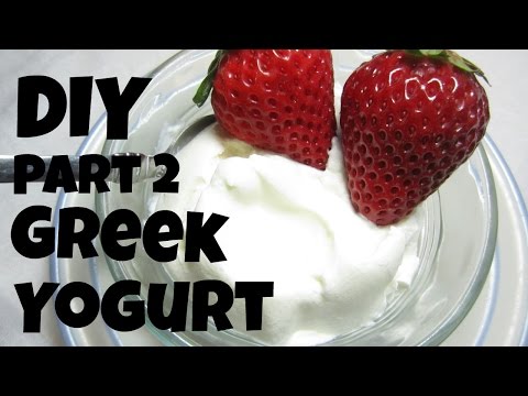 how to drain greek yogurt