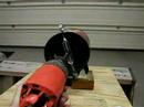 Drill with Coffee Can