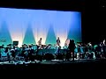第11回吹奏楽部の定期演奏会三部より 『シンクロBOM-BA-YE!』 (作曲：佐藤直樹） ドラマ「ウォーターボーイズ」のテーマソングです。 迫力のあるとってもカッコイイ曲に、振りつけもつけて、会場の皆さんと楽しめるような演出もして、とても盛り上がりました。 ソロ部分も聞き所です。