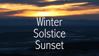 Winter Solstice Sunset (Alaska)