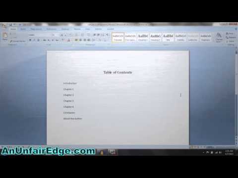 how to properly format an ebook