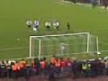 Napoli-Inter rigore Zalayeta dalla curva Napoli-Inter rigore Zalayeta dalla curva