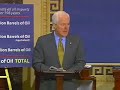 Floor Statement: Energy, Financial Relief Package