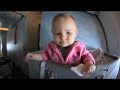 Mia Moo Moo ina Cathay Pacific Bassinet